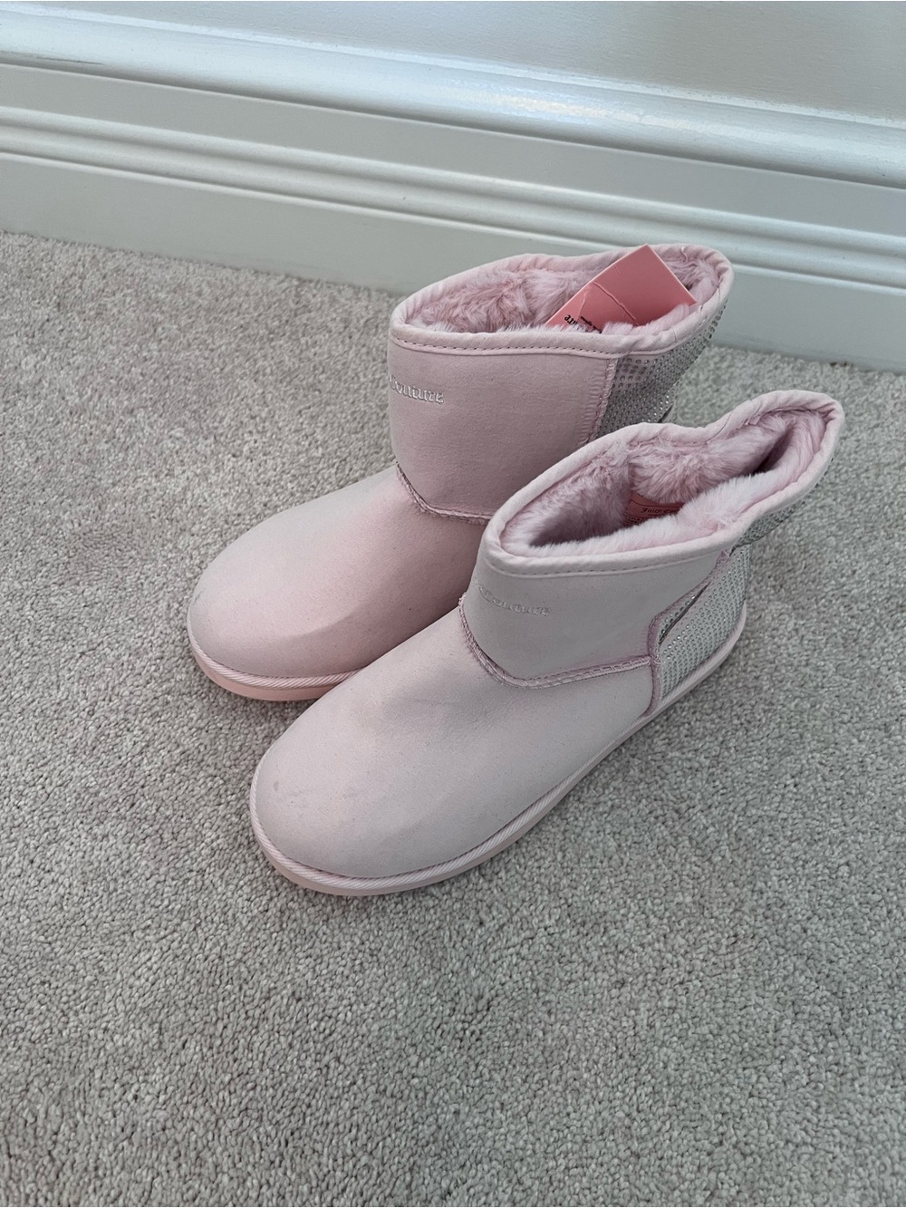 Juicy couture kitten blush Pink Faux-Fur Winter Boots - Women's NWT size 7